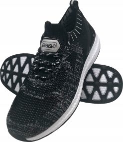 buty męskie sportowe BSRUN czarno-szare