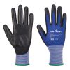 Rękawice Senti-Flex Portwest A360 — ultralekkie 18 g z powleczeniem PU, niebieski/czarny