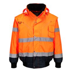 Kontrastowa kurtka ostrzegawcza Bomber 3 w 1 C465 Portwest