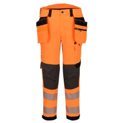 Elastyczne spodnie ostrzegawcze klasy 2 EV4 z kaburami EV448 Portwest