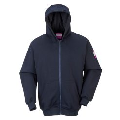 Trudnopalny sweter Modaflame z kapturem zapinany na zamek FR81 Portwest