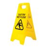 Żółty dwustronny znak ostrzegawczy Wet Floor HV20 Portwest
