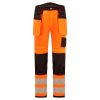 Spodnie ostrzegawcze PW3 stretch z kieszeniami kaburowymi PW306 Portwest