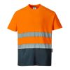 T-shirt dwukolorowy ostrzegawczy Cotton Comfort S173 Portwest