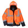 Dwukolorowa kurtka ostrzegawcza Bomber S266 Portwest