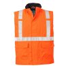 Trudnopalny i antystatyczny ocieplacz ostrzegawczy Bizflame Rain S776 Portwest