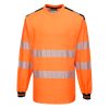 T-shirt ostrzegawczy PW3 z długim rękawem T185 Portwest
