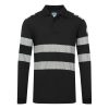 Koszulka trudnopalna Polo z długim rękawem PW3 Modaflame Knit FR733 Portwest
