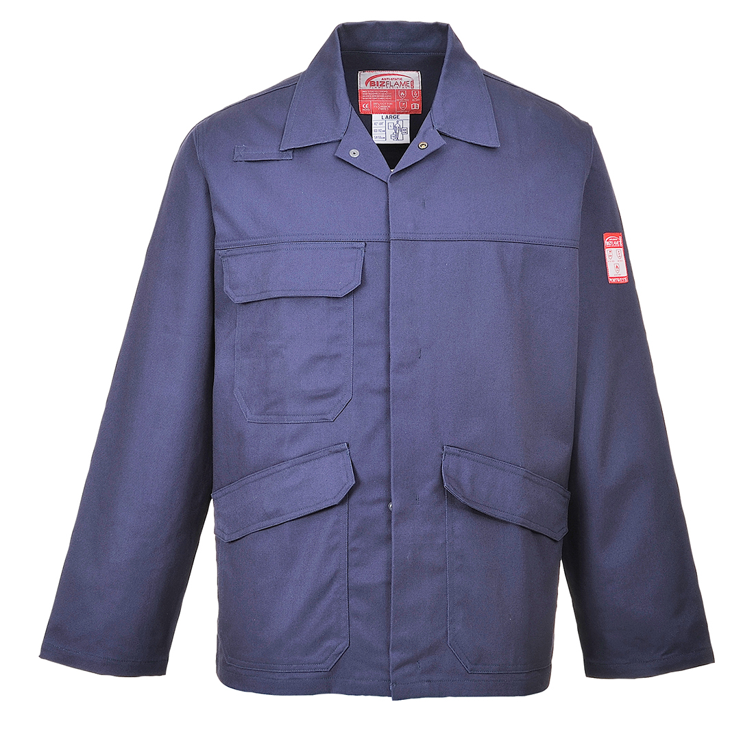 Trudnopalna i antystatyczna bluza Bizflame Work FR35 Portwest