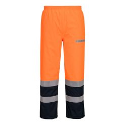 Spodnie trudnopalne ostrzegawcze zimowe Bizflame Rain Multi-Norm FR434 Portwest