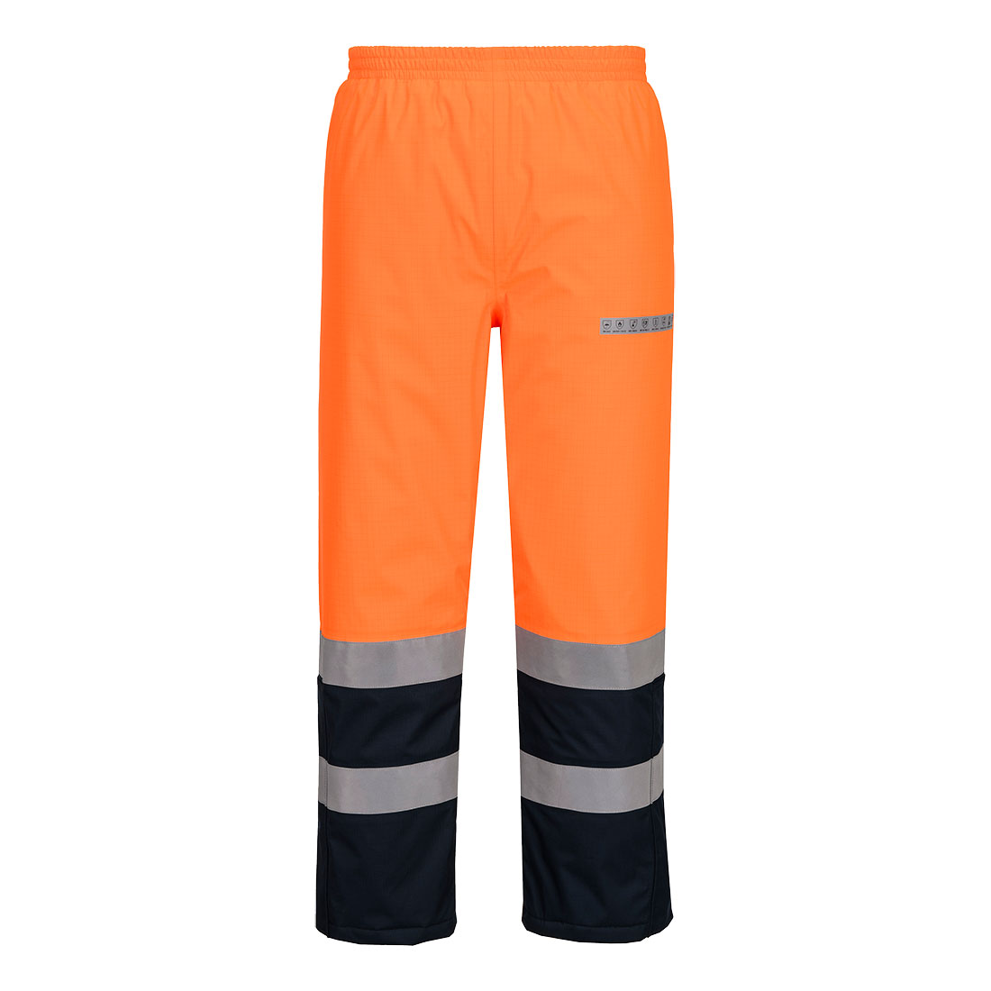Spodnie trudnopalne ostrzegawcze zimowe Bizflame Rain Multi-Norm FR434 Portwest