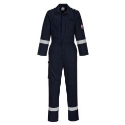 Lekki kombinezon trudnopalny z panelami stretch Bizflame Plus FR502 Portwest