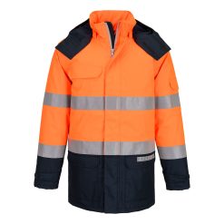 Kurtka trudnopalna ostrzegawcze zimowa Bizflame Rain Multi-Norm FR617 Portwest