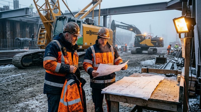Prace budowlane w warunkach zimowych - profesjonalna odzież ocieplana Portwest B2B