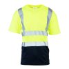 Koszulka z pasami odblaskowymi 50/50 160 g Polstar Brixton Flash Żółty