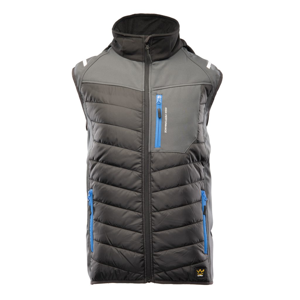 Kamizelka softshell Polstar Seven Kings Topaz, kolor stalowy Stalowy