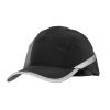 Hełm przemysłowy lekki bumpcap Polstar Chaplin, kolor czarny
