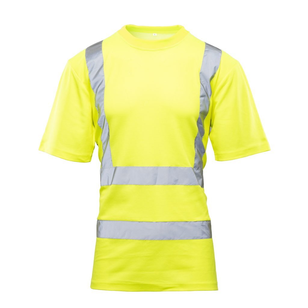 T-shirt siatka Polstar Brixton Flash BF-016-Y, kolor żółty Żółty