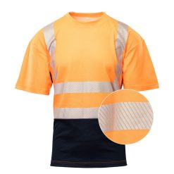 T-shirt siatka transfer Polstar Brixton Flash BF-017-O, kolor pomarańczowy Pomarańczowy