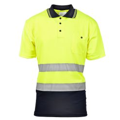 Koszulka polo 50/50 Polstar Brixton Flash BF012 kat. II Żółty