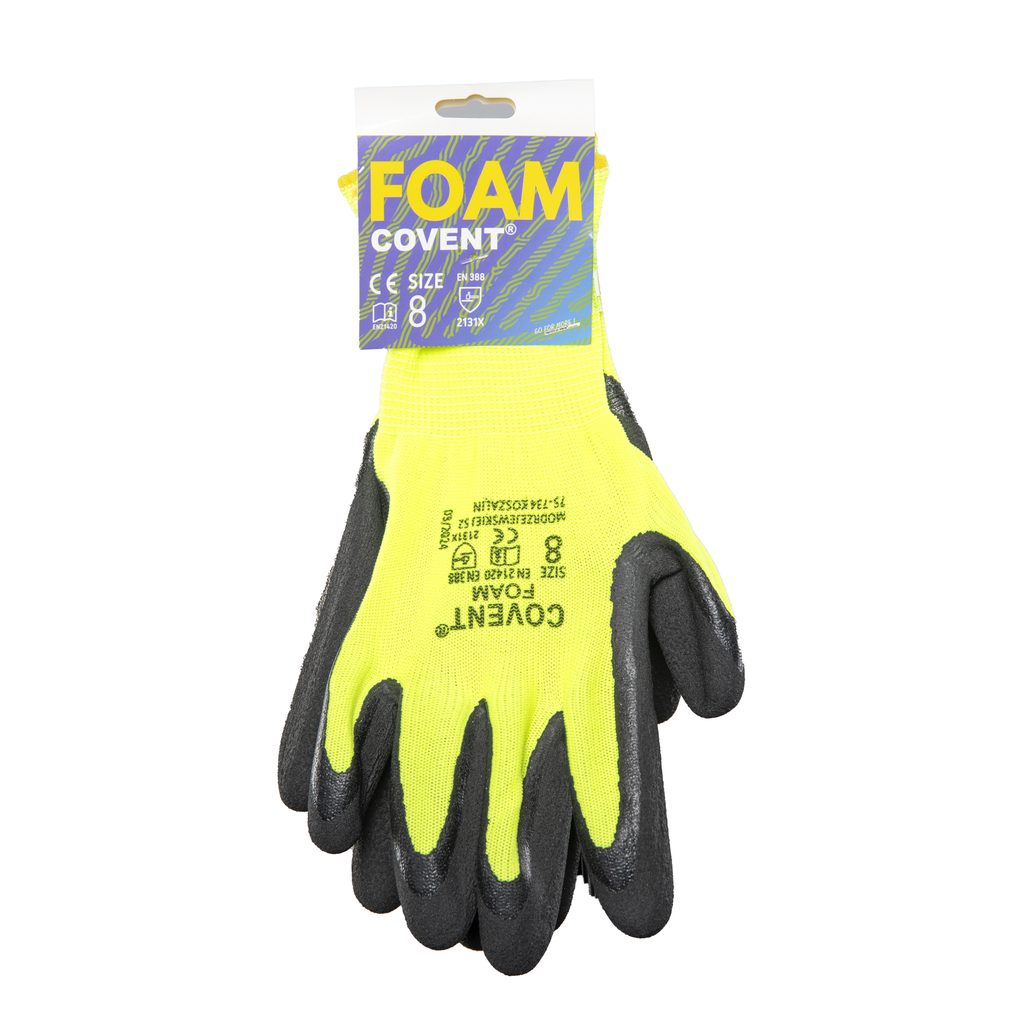 Rękawice powlekane na blistrze Polstar Covent Foam kat. II – opak. 12 par __
