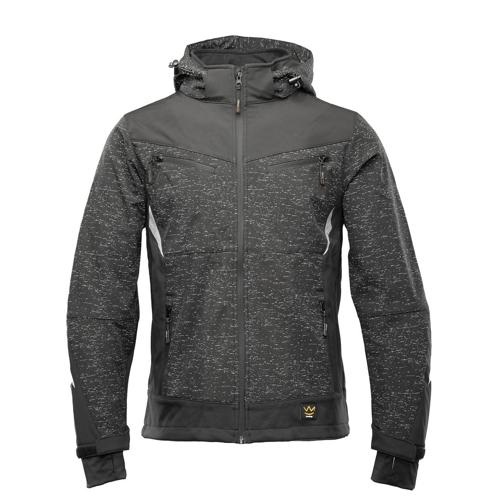 Kurtka softshell Polstar Seven Kings Cross, kolor stalowy Stalowy