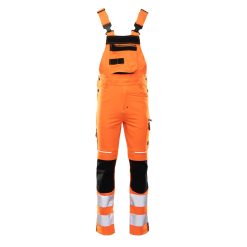 Spodnie ogrodniczki ostrzegawcze Polstar Seven Kings Flash SKF005 kat. II Reflective orange