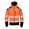 Kurtka softshell ocieplana Hi-Vis Polstar Seven Kings Flash SKF007 Pomarańczowy
