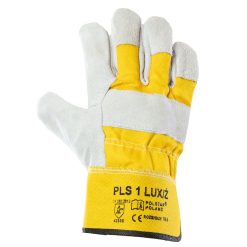 Rękawice wzmacniane skórą Polstar PLS PLS-1 Lux/Ż (4233X) – opak. 12 par Żółty