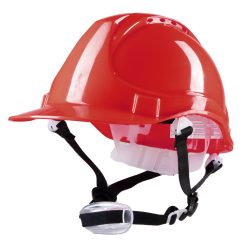 Hełm ABS 4 pkt. pasek podbródkowy Polstar YS-4 Czerwony