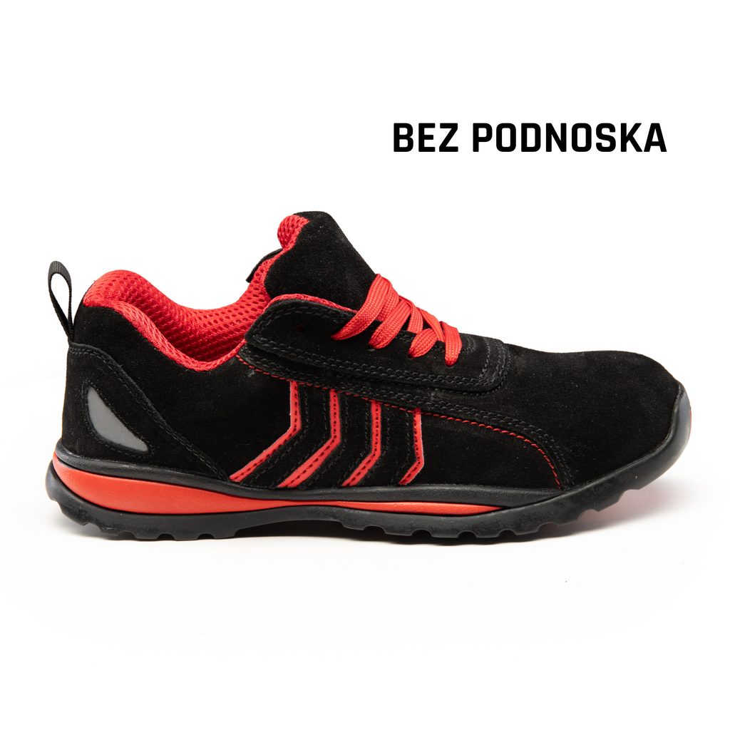 Półbut Polstar Max-Popular Fusion O1 SRC, kolor czarno-czerwony Czarny/czerwony