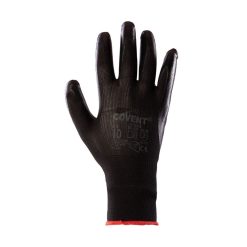 Rękawice powlekane Polstar Covent Black kat. II – opak. 12 par Czarny