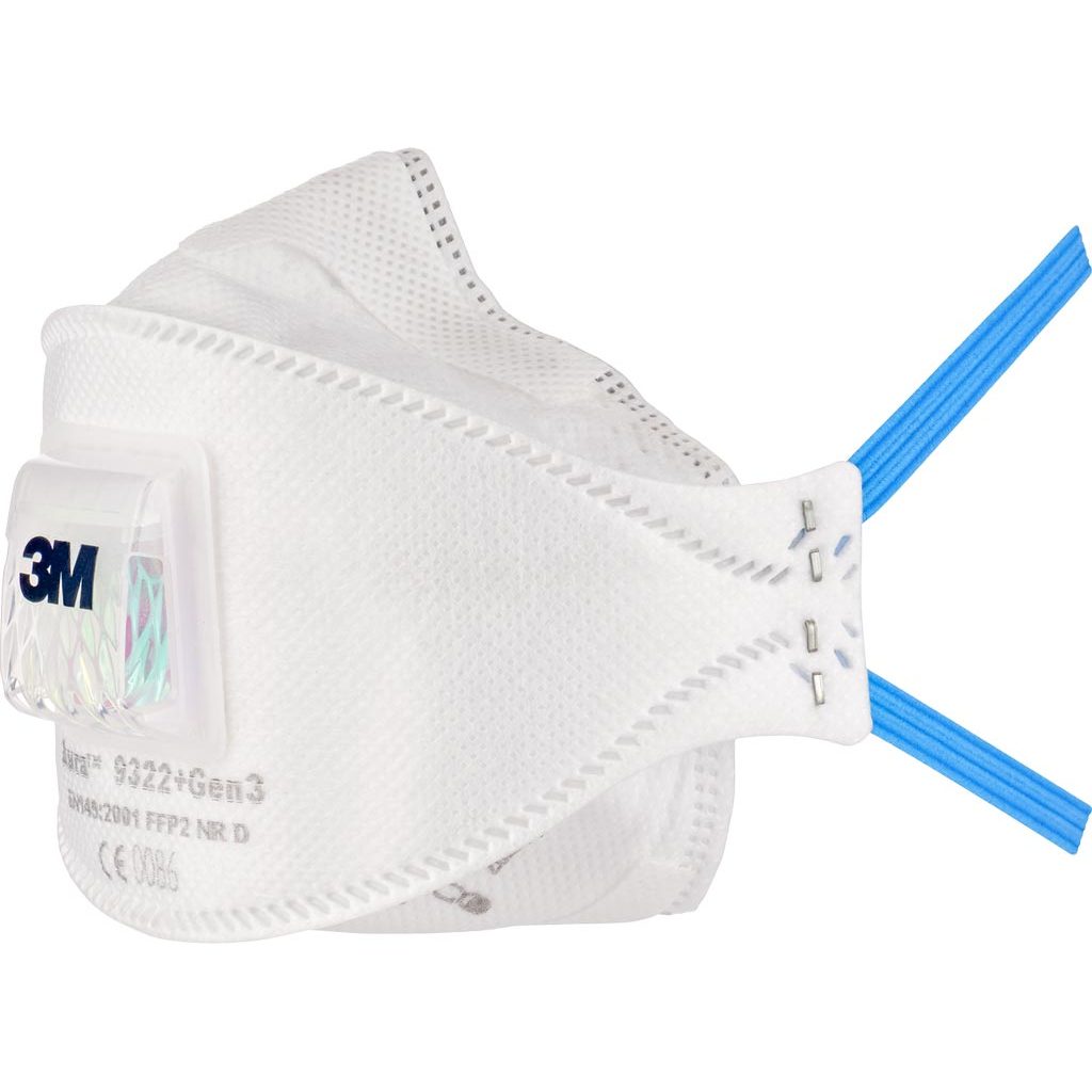 Półmaska 3M 3M-MAS-P2-9322G3 – FFP2 Biały