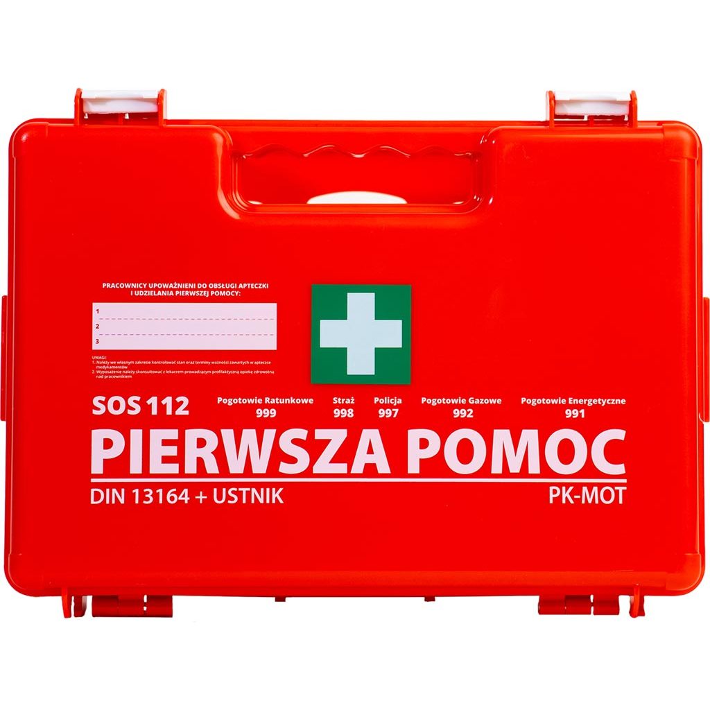 Apteczka pierwszej pomocy Pk-mot AZK13 Czerwony
