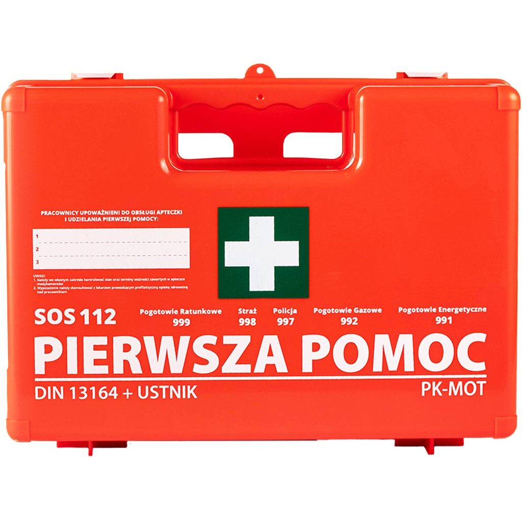 Apteczka pierwszej pomocy Pk-mot AZP10 Czerwony