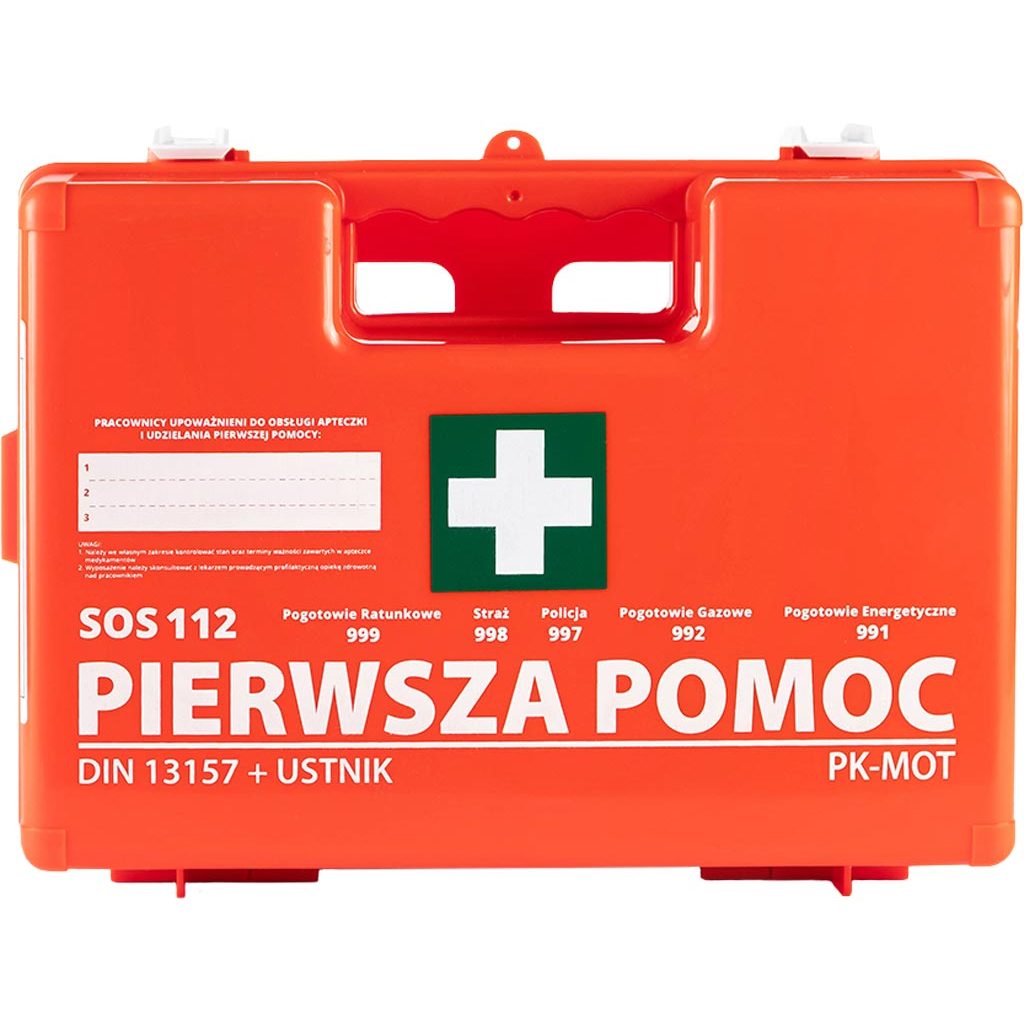 Apteczka pierwszej pomocy Pk-mot AZP100 Czerwony