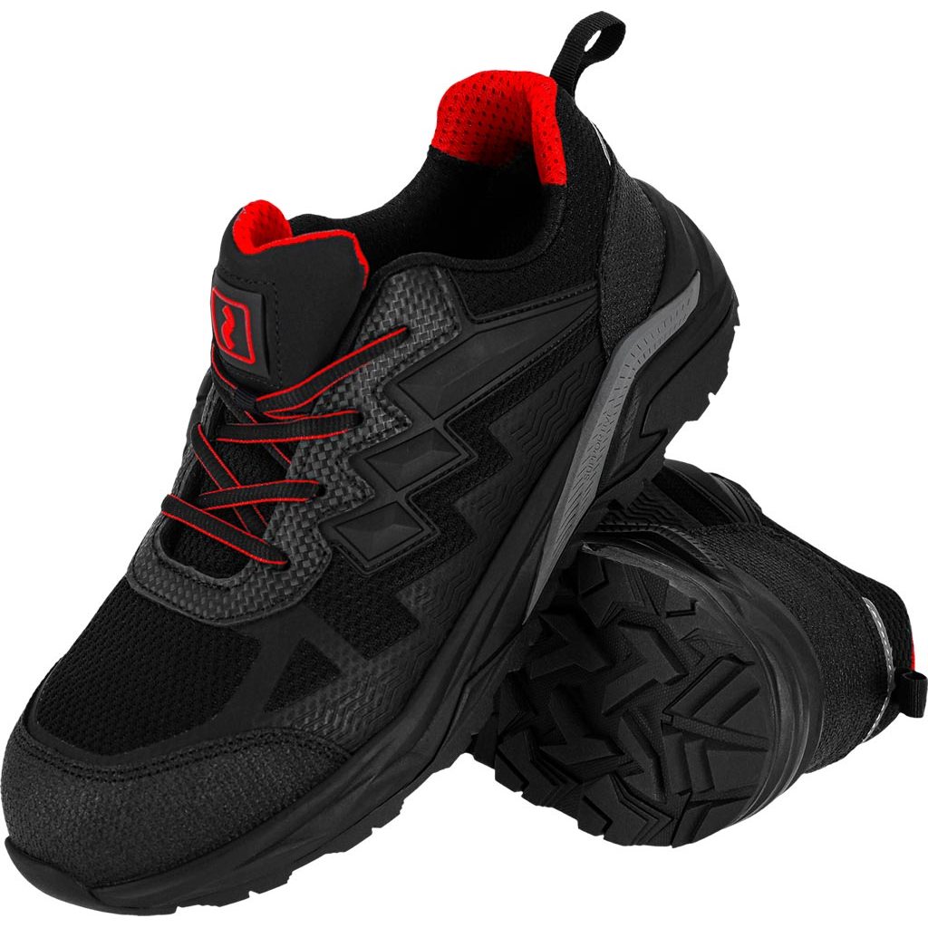 Buty bezpieczne Reis BCCORNER-P – SBPS FO SR Czarno-czerwony
