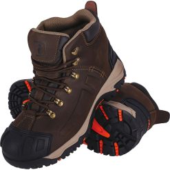 Buty bezpieczne Reis BCHEWER – S7L SR HRO Brązowo-czarny