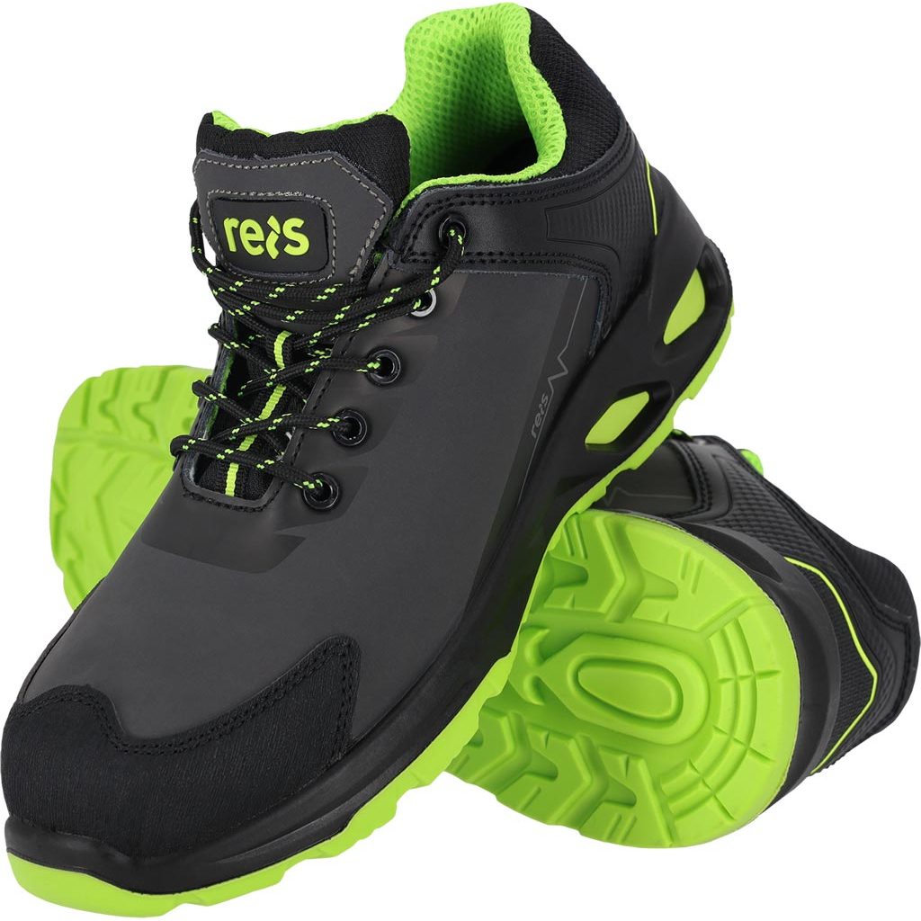 Buty bezpieczne Reis BCLIVE-P – S3S FO SR Szaro-zielony