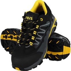 Buty bezpieczne Reis BCRAD-P – S1 PS SR Czarno-szaro-źółty