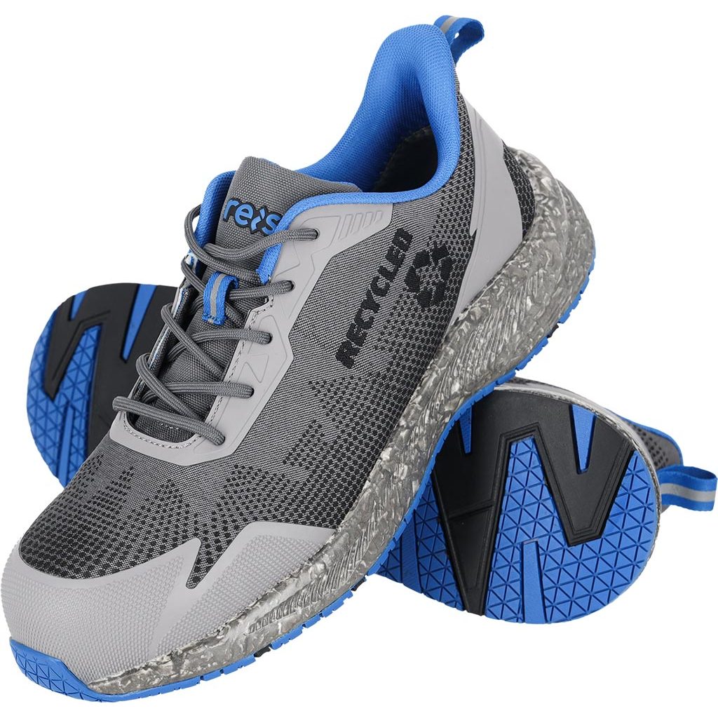 Buty bezpieczne Reis BCRENOVA-P – S1PS FO SR Stalowo-czarno-niebieski