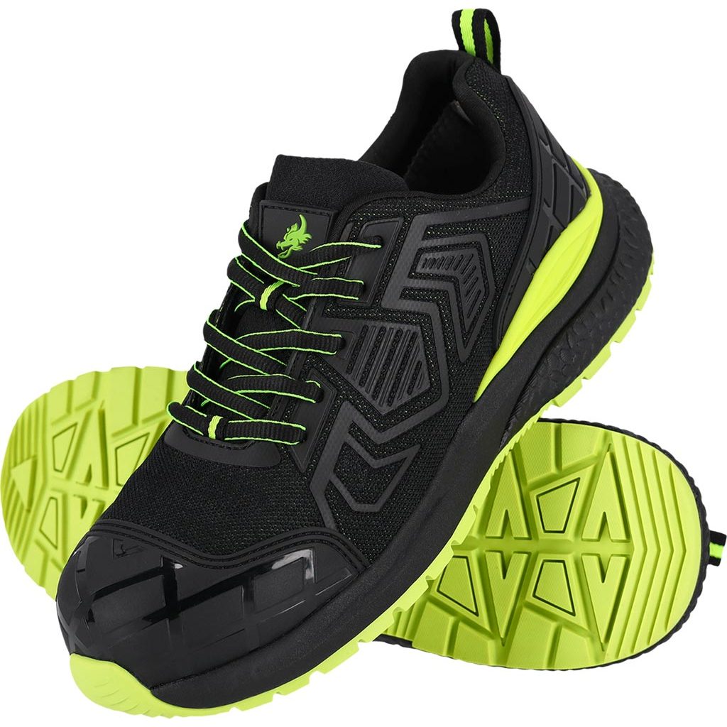 Buty bezpieczne Reis BCTANG-P – S1 PS SR Czarno-seledynowy