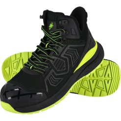Buty bezpieczne Reis BCTANG-T – S1 PS SR Czarno-seledynowy