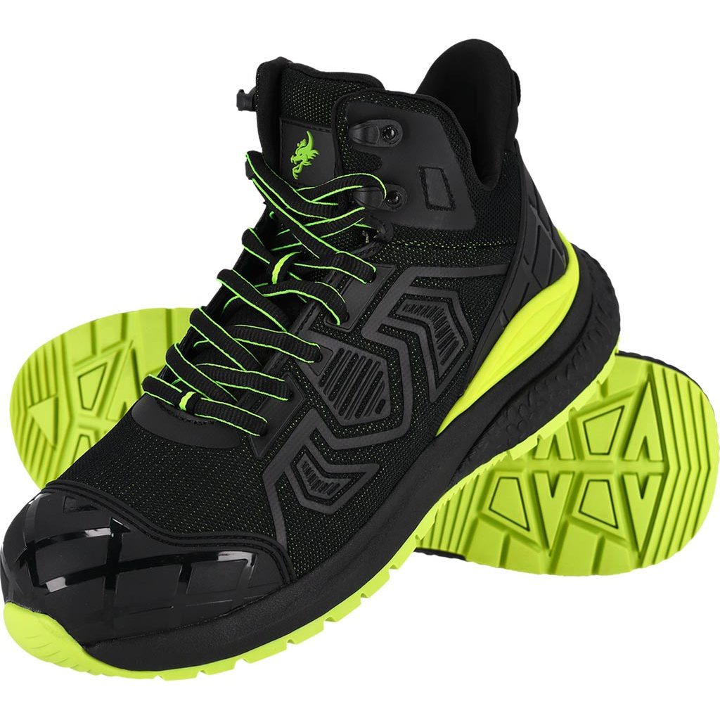 Buty bezpieczne Reis BCTANG-T – S1 PS SR Czarno-seledynowy