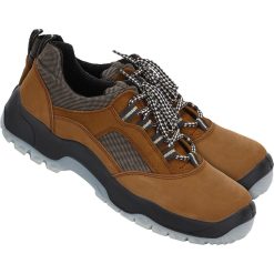Buty bezpieczne PPO PP BPPOP62N – S1 FO Brązowo-czarny