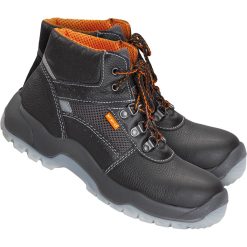 Buty bezpieczne PPO PP BPPOT055 – S1 FO Czarno-szaro-pomarańczowy