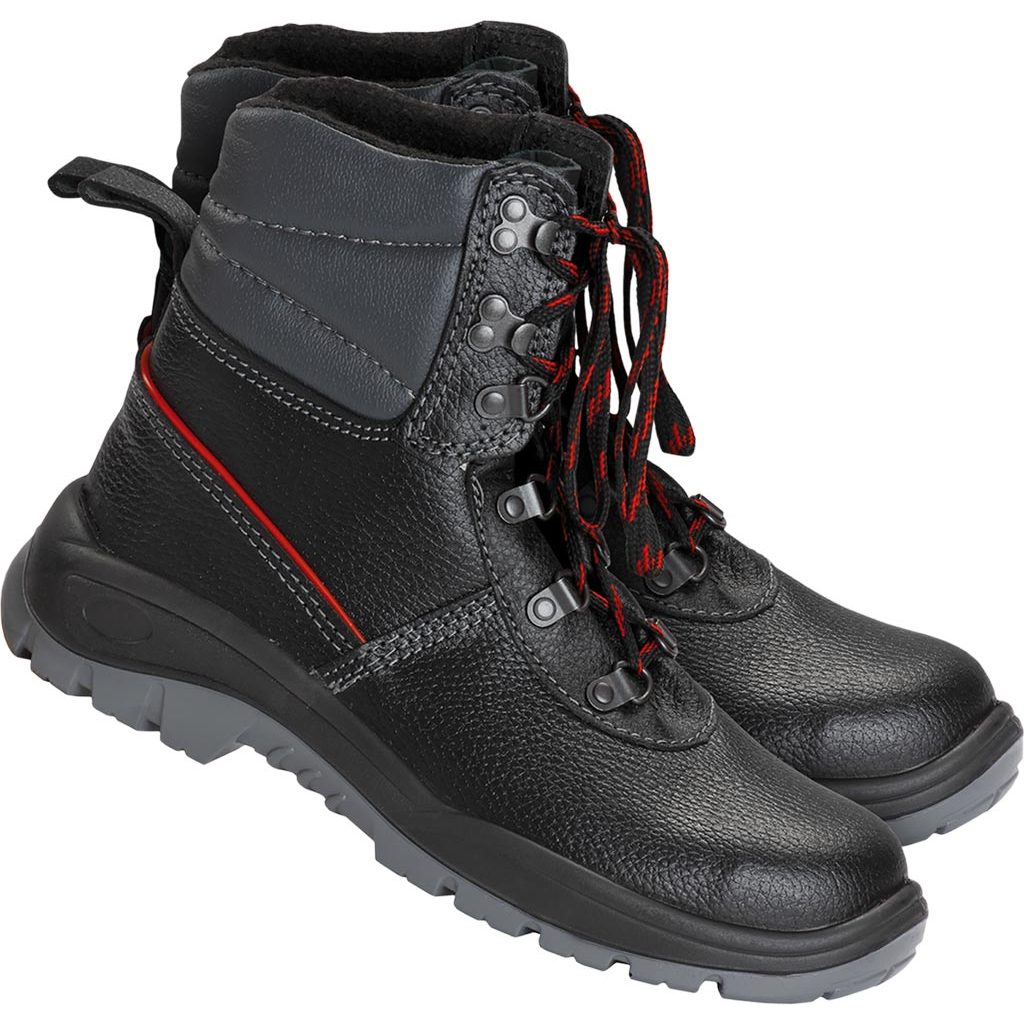 Buty bezpieczne PPO PP BPPOTO0154 – S3 CI FO SR Czarno-szaro-czerwony