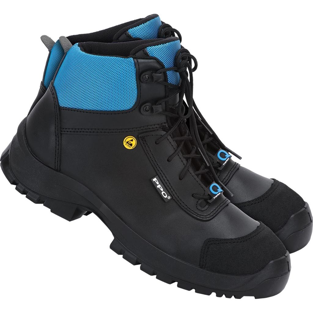 Buty bezpieczne PPO PP BPPOTQ6LG – S3 CI SRC Czarno-niebieski