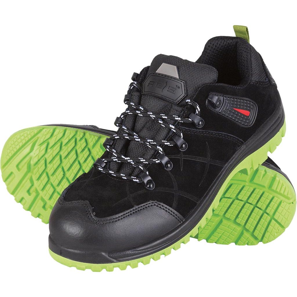 Buty bezpieczne Reis BRBLACKFIELD – S1P SRC Czarno-zielony