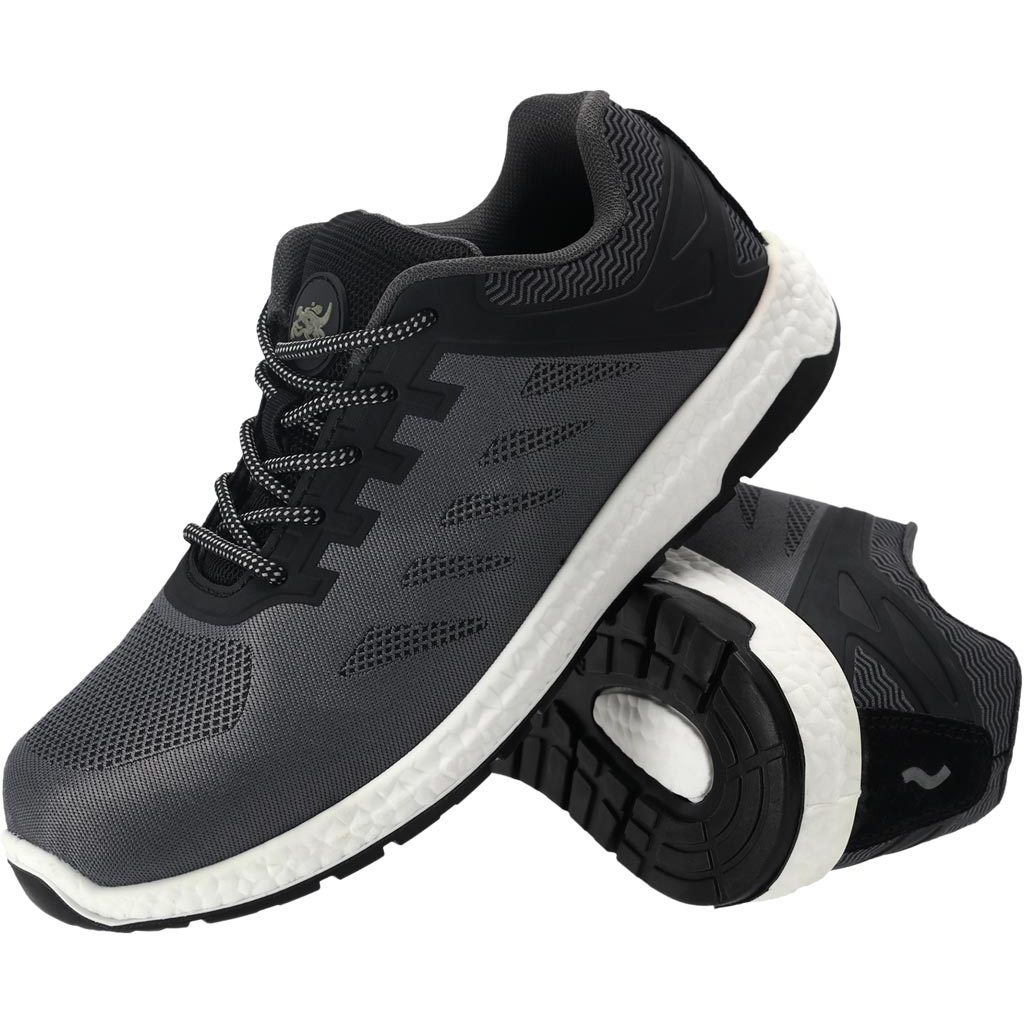 Buty bezpieczne Reis BRBOOM – S1P SRC Szaro-czarny